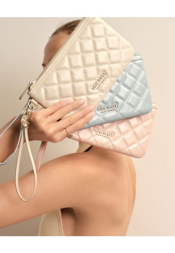 Nine West Torebka LILLA1 Różowy. Kolor: różowy. Materiał: skórzane