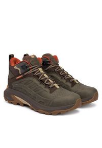 Merrell Trekkingi Moab Speed 2 Leather MID Waterproof J037781 Zielony. Kolor: zielony. Materiał: nubuk, skóra. Sport: turystyka piesza #6