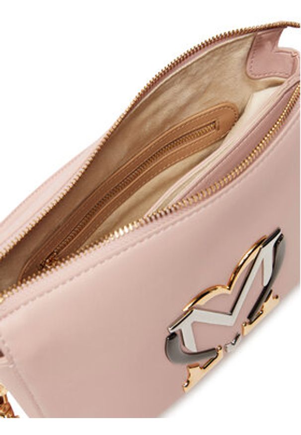Love Moschino - LOVE MOSCHINO Torebka JC4328PP0LKN0601 Różowy. Kolor: różowy. Materiał: skórzane