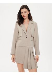 Karen by Simonsen Marynarka Nina 10104822 Szary Relaxed Fit. Kolor: szary. Materiał: syntetyk