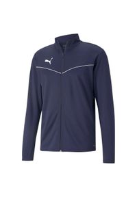 Puma Teamrise Training Poly Jacket Niebieska Bluza Dorosłych. Kolor: niebieski. Sport: piłka nożna #1