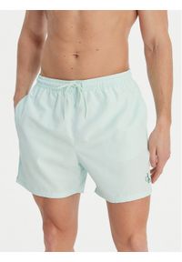 Calvin Klein Swimwear Szorty kąpielowe LV00N61045 Zielony. Kolor: zielony. Materiał: syntetyk #1