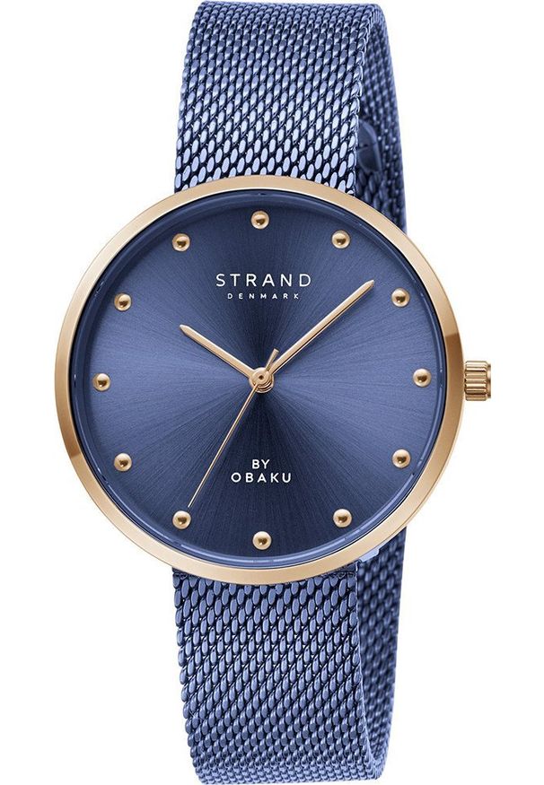 Zegarek Strand Zegarek damski Strand S700LXVLML-DC niebieski. Kolor: niebieski