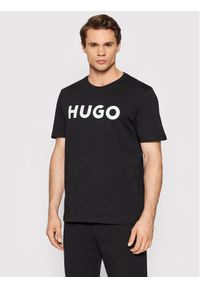 Hugo T-Shirt Dulivio 50467556 Czarny Regular Fit. Kolor: czarny. Materiał: bawełna #1