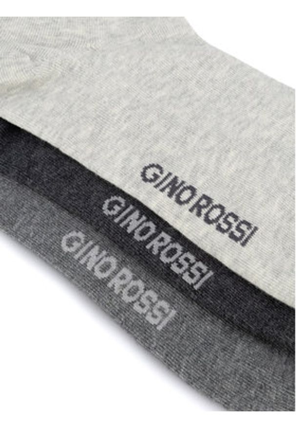 Gino Rossi Skarpety 3MB-001-AW24 (3-pack) Kolorowy. Materiał: bawełna. Wzór: kolorowy