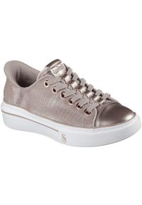 skechers - Adidasy Skechers Snoop One- Velvet Snoop, Kobiety. Kolor: szary. Materiał: syntetyk, materiał. Sport: fitness