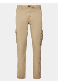 Blend Spodnie materiałowe 20716450 Beżowy Slim Fit. Kolor: beżowy. Materiał: bawełna #1