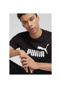 Puma - Męska koszulka Essentials z logo No. 1 PUMA Black. Kolor: czarny. Materiał: guma. Wzór: nadruk