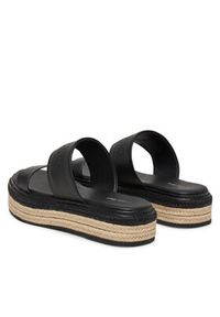 Calvin Klein Espadryle Flatform Wedge Slide - He HW0HW02374 Czarny. Kolor: czarny. Materiał: skóra #3