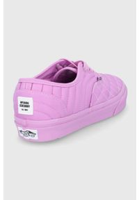 Vans Tenisówki damskie kolor różowy. Nosek buta: okrągły. Kolor: fioletowy. Materiał: guma #4