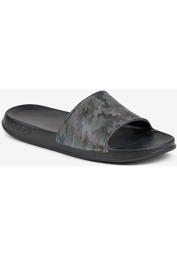 Kapcie Coqui Torah 7081 Męskie w Czarnym Kamuflażu Rozmiar 42. Kolor: czarny