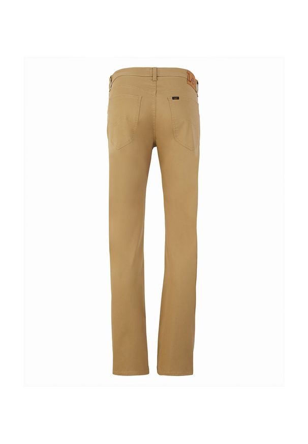 Lee - LEE MĘSKIE SPODNIE MATERIAŁOWE DAREN ZIP FLY CLAY 112345389 L707014418. Materiał: materiał