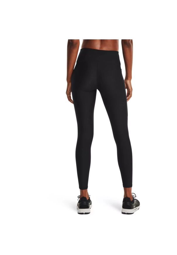 Legginsy Under Armour HG Armour HiRise Leg NS (1365336-001). Kolor: czarny. Materiał: poliester, materiał. Wzór: kolorowy. Sport: fitness