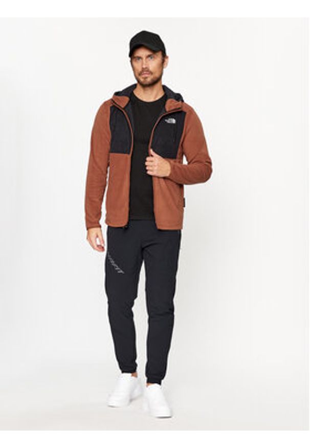 The North Face Bluza Homesafe NF0A855J Brązowy Regular Fit. Kolor: brązowy. Materiał: syntetyk