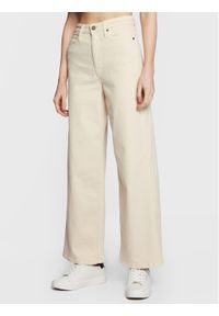 Calvin Klein Jeansy K20K205058 Écru Wide Leg