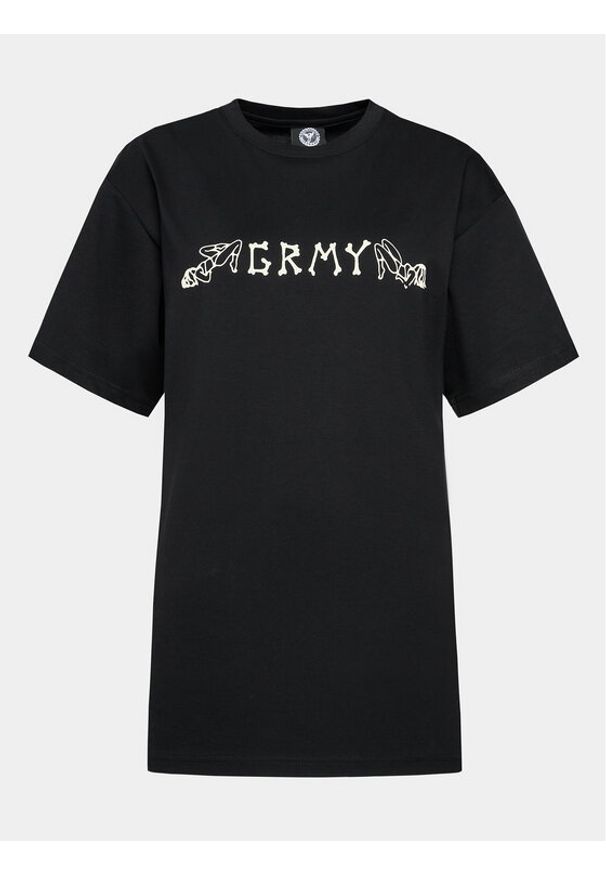 Grimey T-Shirt GA689 Czarny Urban Fit. Kolor: czarny. Materiał: bawełna