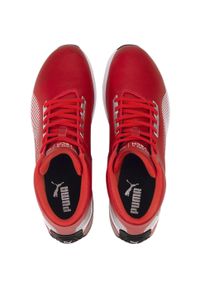 Adidasy Puma Ferrari Race Kart Cat-X Mid, Mężczyźni. Kolor: czerwony. Materiał: materiał, skóra ekologiczna