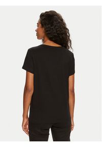 Mustang T-Shirt Alma 1013933 Czarny Regular Fit. Kolor: czarny. Materiał: bawełna