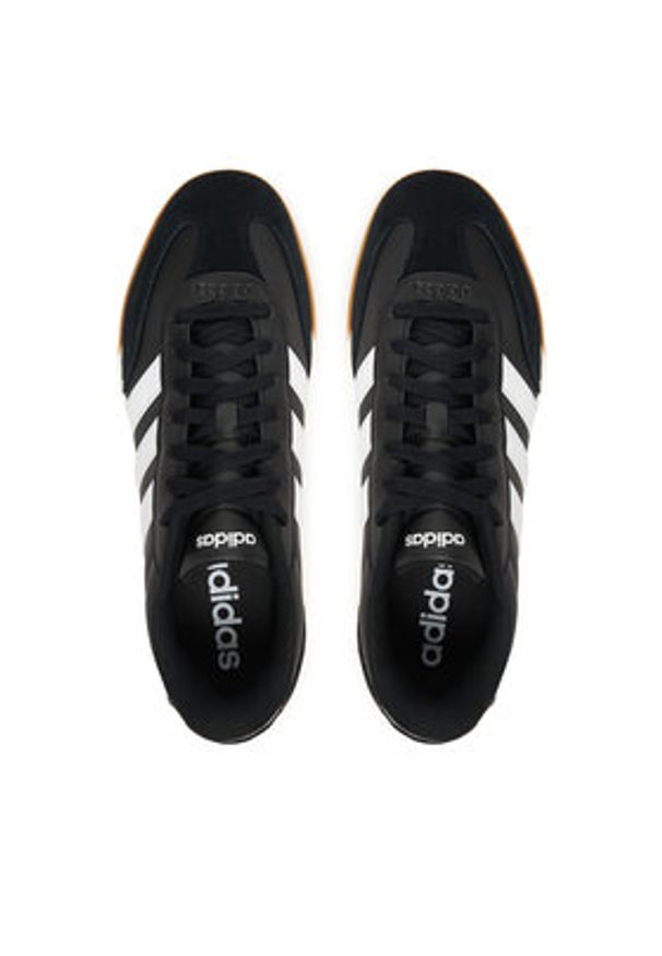Adidas - adidas Sneakersy Vl Court 00S HQ0052 Czarny. Kolor: czarny. Materiał: skóra, zamsz