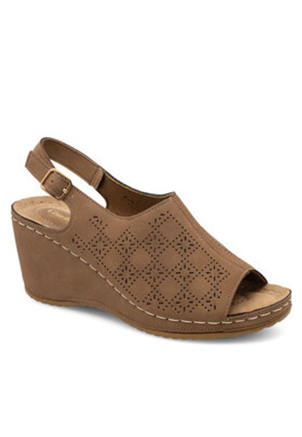 Clara Barson Sandały WYL05010-31 Brązowy. Kolor: brązowy. Materiał: syntetyk