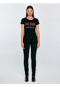 Big-Star - Jeansy damskie czarne Katrina 915. Okazja: na co dzień, do domu. Kolor: czarny. Styl: sportowy, klasyczny, casual