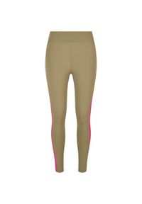Legginsy damskie Urban Classics Color Block. Kolor: zielony, wielokolorowy, fioletowy #1