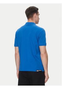 Karl Lagerfeld - KARL LAGERFELD Polo A2M17094 Niebieski Regular Fit. Typ kołnierza: polo. Kolor: niebieski. Materiał: bawełna #4
