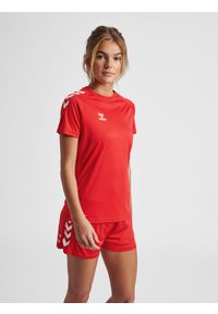Damska koszulka Hummel hmlCORE XK CORE POLYWOMAN. Kolor: czerwony, wielokolorowy, różowy. Sport: fitness