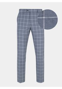 Pako Lorente - PAKO LORENTE – Niebieskie spodnie garniturowe P22SF-6G-012-N-S. Kolor: niebieski. Materiał: poliester, wiskoza, elastan #3
