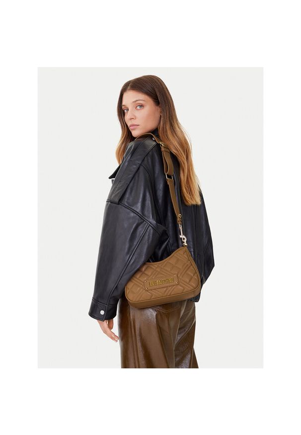 Love Moschino - Torebka LOVE MOSCHINO. Kolor: beżowy