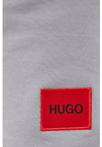 Hugo Szorty bawełniane męskie kolor szary. Okazja: na co dzień. Kolor: szary. Materiał: bawełna. Wzór: gładki. Styl: casual #2