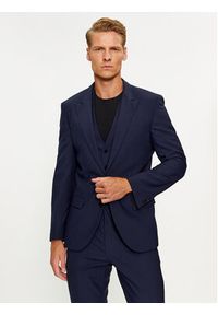 Hugo Garnitur Henry/Getlin233V1X 50495023 Granatowy Slim Fit. Kolor: niebieski. Materiał: syntetyk #12