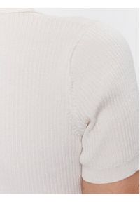 Tommy Jeans Kardigan Tjw Button Thru Polo Sweater DW0DW15395 Écru Slim Fit. Typ kołnierza: polo. Materiał: syntetyk #5