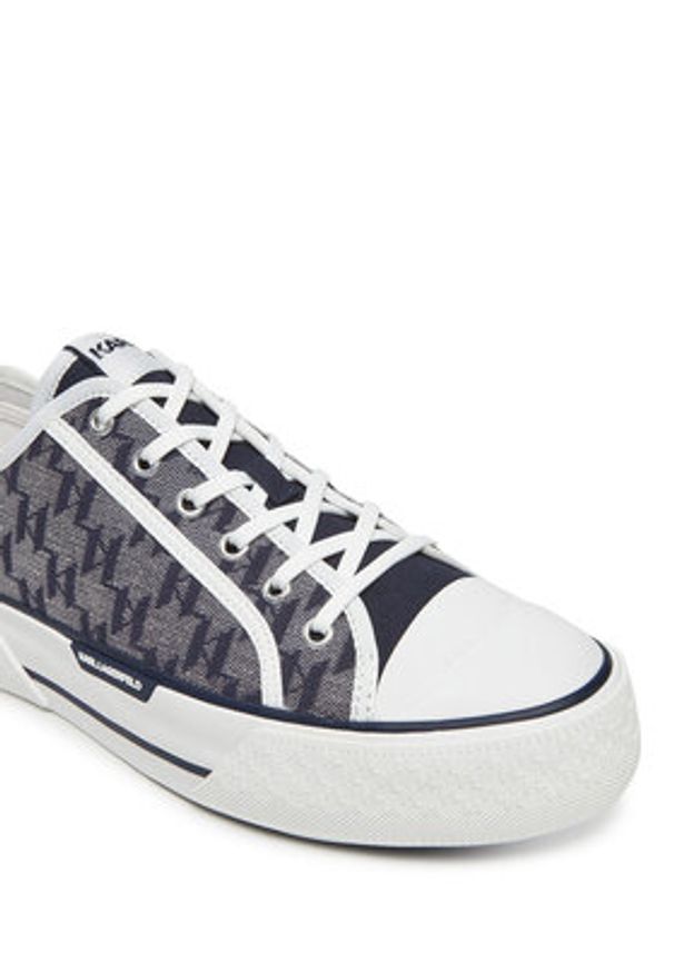 Karl Lagerfeld - KARL LAGERFELD Trampki KL50425 Granatowy. Kolor: niebieski. Materiał: materiał
