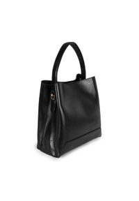 Kazar - Czarna torebka damska. Kolor: czarny. Wzór: gładki. Materiał: skórzane. Styl: elegancki #5