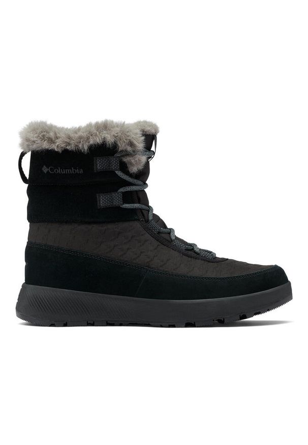 columbia - Buty do chodzenia damskie Columbia Slopeside Peak Luxe Waterproof. Kolor: czarny. Sezon: zima