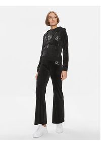 Juicy Couture Bluza Amir Scatter Diamante JCBAS224801 Czarny Slim Fit. Kolor: czarny. Materiał: syntetyk #3