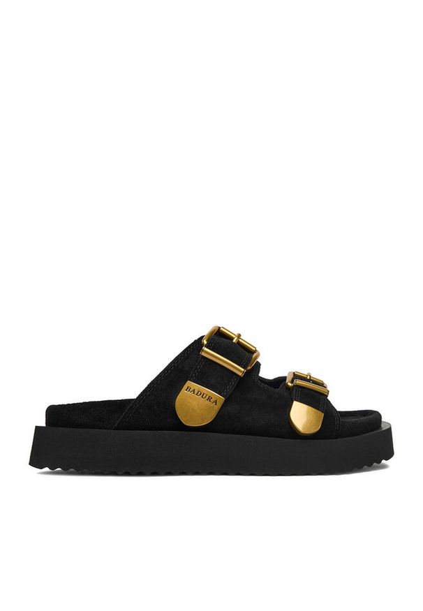 Klapki Badura. Kolor: czarny