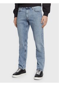 Calvin Klein Jeans Jeansy J30J323096 Niebieski Straight Fit. Kolor: niebieski
