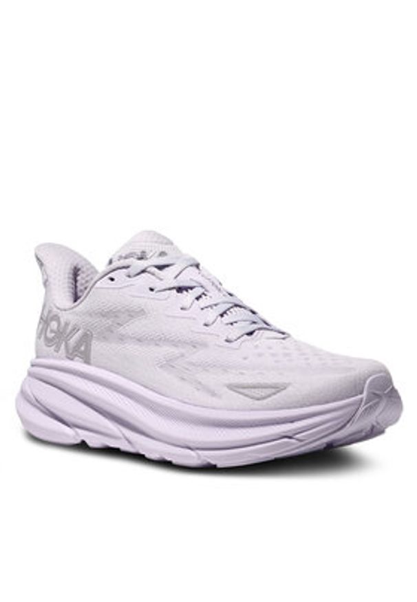 HOKA - Hoka Buty do biegania Clifton 9 1127896 Fioletowy. Kolor: fioletowy. Materiał: materiał
