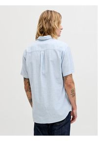 Jack & Jones Koszula Summer 12289160 Błękitny Regular Fit. Kolor: niebieski. Materiał: len #6