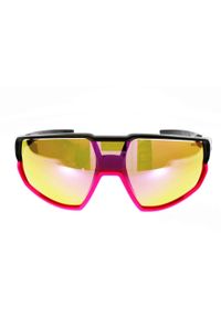 Okulary rowerowe JULBO Rush czarno różowe Spectron kat.3. Kolor: czarny, różowy, wielokolorowy. Sport: turystyka piesza