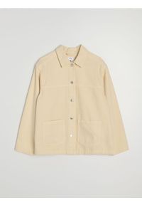 Sinsay - Jeansowa krótka katana - kremowy. Kolor: kremowy. Materiał: jeans. Długość: krótkie #1