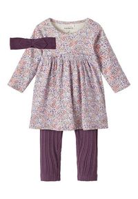 Name it - NAME IT Komplet sukienka i legginsy 13215289 Fioletowy Regular Fit. Kolor: fioletowy #4