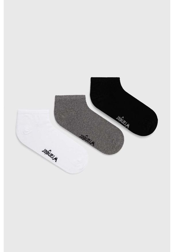 Wrangler skarpetki 3-pack męskie kolor czarny. Kolor: czarny