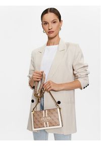 Guess Torebka Abey (SS) Mini Bags HWSS85 58730 Beżowy. Kolor: beżowy. Materiał: skórzane #4