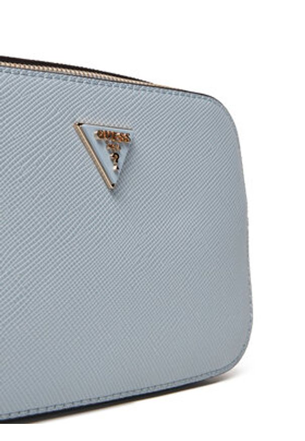 Guess Torebka Noelle II HWZG96 72140 Błękitny. Kolor: niebieski. Materiał: skórzane