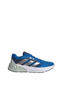 Adidas - Buty Questar. Kolor: wielokolorowy, niebieski, czarny, szary. Materiał: materiał