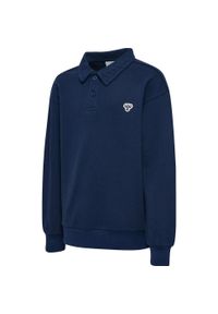 Bluza dziecięca Hummel Pique Loose. Kolor: niebieski. Materiał: materiał #2