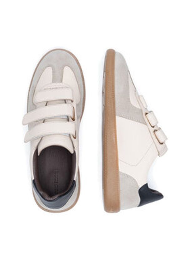 Gino Rossi Sneakersy TESSA-01-W1 Beżowy. Kolor: beżowy. Materiał: skóra